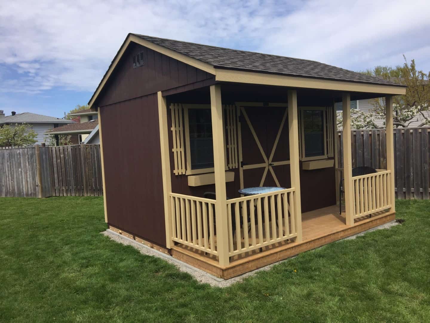 Porch Cornerstone Sheds